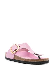 Birkenstock Gizeh Big Buckle leather sandals - Roze