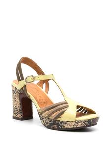 Chie Mihara Kija 70mm leather sandals - Groen