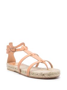 Castañer Delos leather espadrilles - Beige