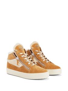 Giuseppe Zanotti Kriss Ice velour sneakers - Bruin