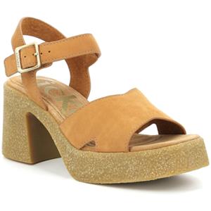 Kickers Sandalen met hak, in leer Kick Constance