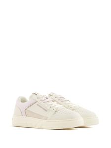 Emporio Armani ASV sneakers van gerecycled leer - Roze