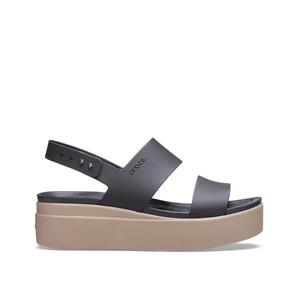 Crocs Sleehaksandaaltjes Brooklyn Low Wedge zomerschoen, sandaal, keilhak, met modieuze plateauzool