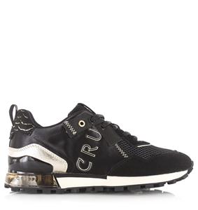Cruyff Superbia Hex-Tech black/gold Zwart Suede Lage sneakers Dames