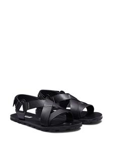 Jil Sander Leren sandalen - Zwart