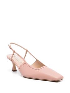 Casadei Leren slingback pumps - Roze