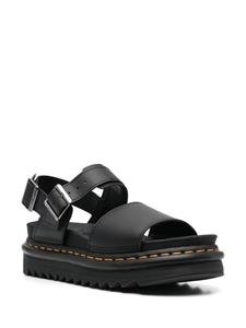 Dr. Martens Voss sandalen met plateauzool - Zwart