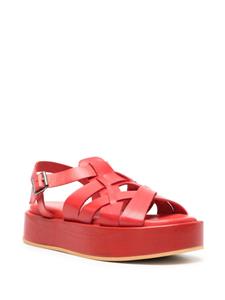 Moma Arizona leren sandalen - Rood