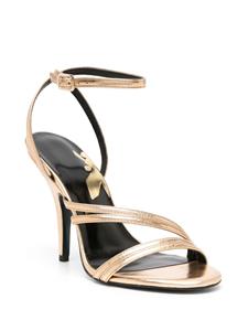 Patrizia Pepe Sandalen met metallic-effect - Goud