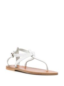 K. Jacques Buffon leren sandalen - Wit