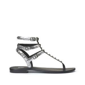 LA REDOUTE COLLECTIONS Sandalenmet teenstukje in leer, in spartaanse stijl , details