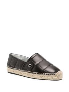 Dsquared2 D2 Statement leren espadrilles - Zwart