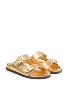 Jimmy Choo Fayence leather sandals - Goud