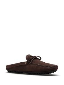 Car Shoe lace-up suede slippers - Bruin