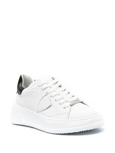 Philippe Model Paris Temple leren sneakers - Wit