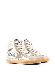 Golden Goose Francy Journey high-top sneakers - Wit