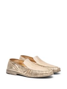 Marsèll Loafers met metallic-effect - Goud