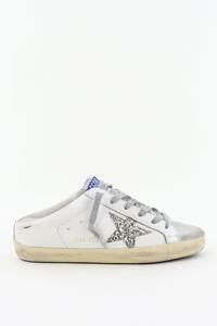 Golden Goose slip-on sneakers Sabot met glitter ster wit