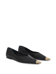 ANINE BING Nina leren ballerina's - Zwart