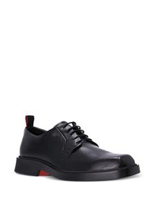 Leren gespschoenen - Zwart