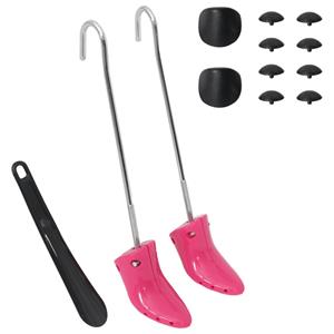 Stiefelspanner mit Schuhanzieher Rosa eu 34-40 Kunststoff vidaXL772349