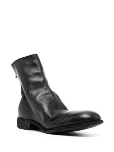 Guidi zip-fastened leather boots - Zwart