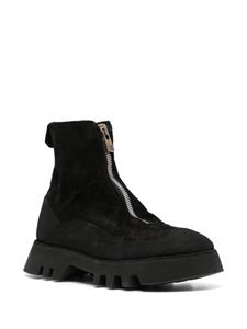 Guidi zip-front horse-leather boots - Zwart