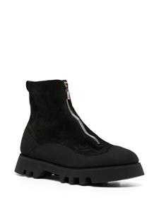 Guidi zip-fastened leather boots - Zwart