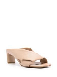 Del Carlo Leren sandalen - Beige