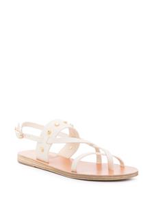 Ancient Greek Sandals Alethea Bee leren sandalen - Beige