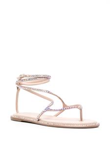 Le Silla Belen sandalen verfraaid met kristal - Beige