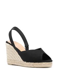 Castañer Brisa 90mm organic cotton espadrilles - Zwart