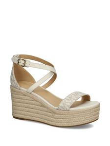 Michael Kors Serena sandalen met sleehak - Wit