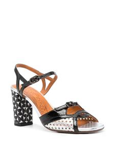 Chie Mihara Bindi 75 mm leren sandalen - Zwart