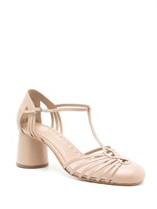 Sarah Chofakian Chamonix leren sandalen - Beige