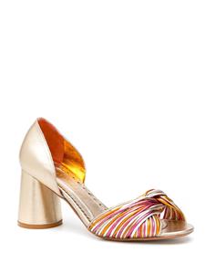 Sarah Chofakian Sandalen met geweven detail - Goud