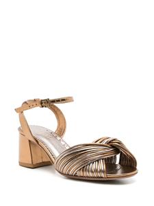 Sarah Chofakian Colagem leren pumps - Goud