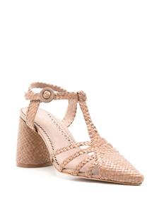 Sarah Chofakian Françoise geweven sandalen - Beige