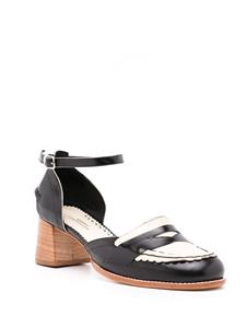Sarah Chofakian Sandalen met ronde neus - Zwart