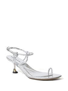 Proenza Schouler Sandalen met teenring - Zilver