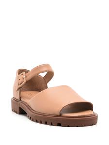 Sarah Chofakian Blanche leren sandalen - Bruin