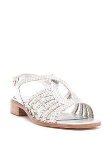 Sarah Chofakian Le Marais metallic sandalen - Zilver