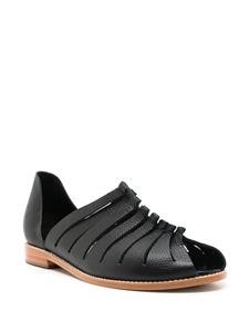Sarah Chofakian Faustine uitgesneden sandalen - Zwart