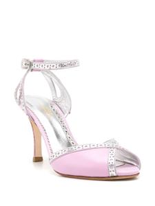 Sarah Chofakian Gellle leren sandalen - Paars