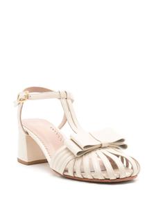 Sarah Chofakian Marly leren sandalen - Beige