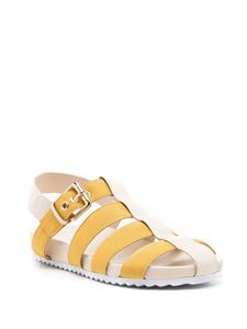 Sarah Chofakian Simpson sandalen met gesp - Geel