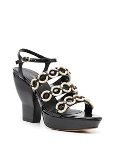 3.1 Phillip Lim Salma sandalen met plateauzool - Zwart