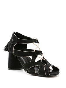 Sarah Chofakian Taylor sandalen met hak - Zwart