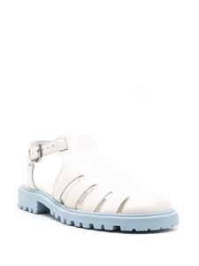 Sarah Chofakian Leren sandalen - Wit
