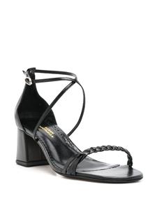 Sarah Chofakian Windsor sandalen met bandjes - Zwart